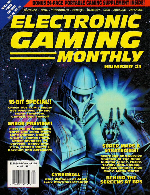 Electronic Gaming Monthly Issue 21 (April 1991) cover